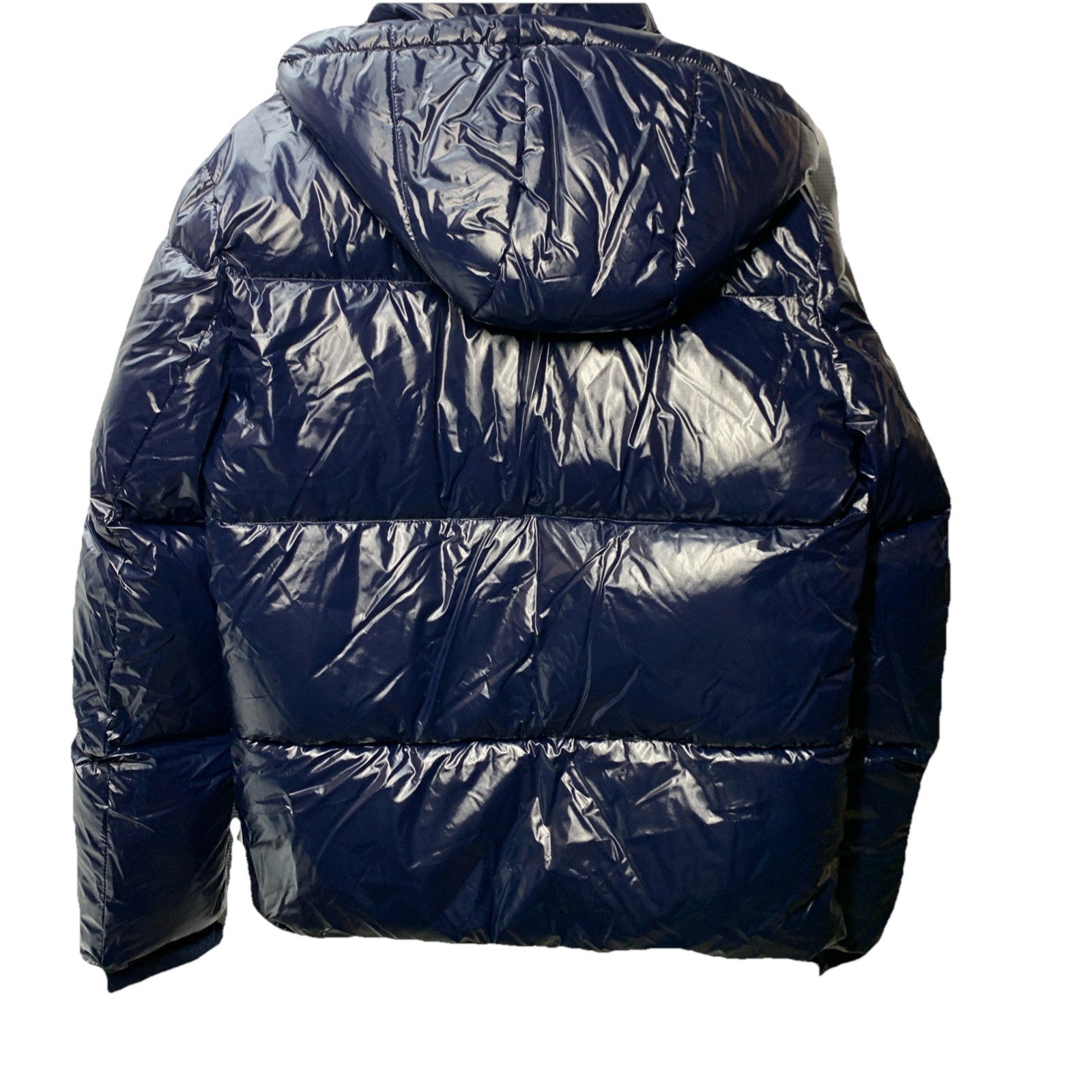 Tommy Hilfiger Men's Hooded Mid-Length Puffer Jacket Long Sleeve w/Pockets Small