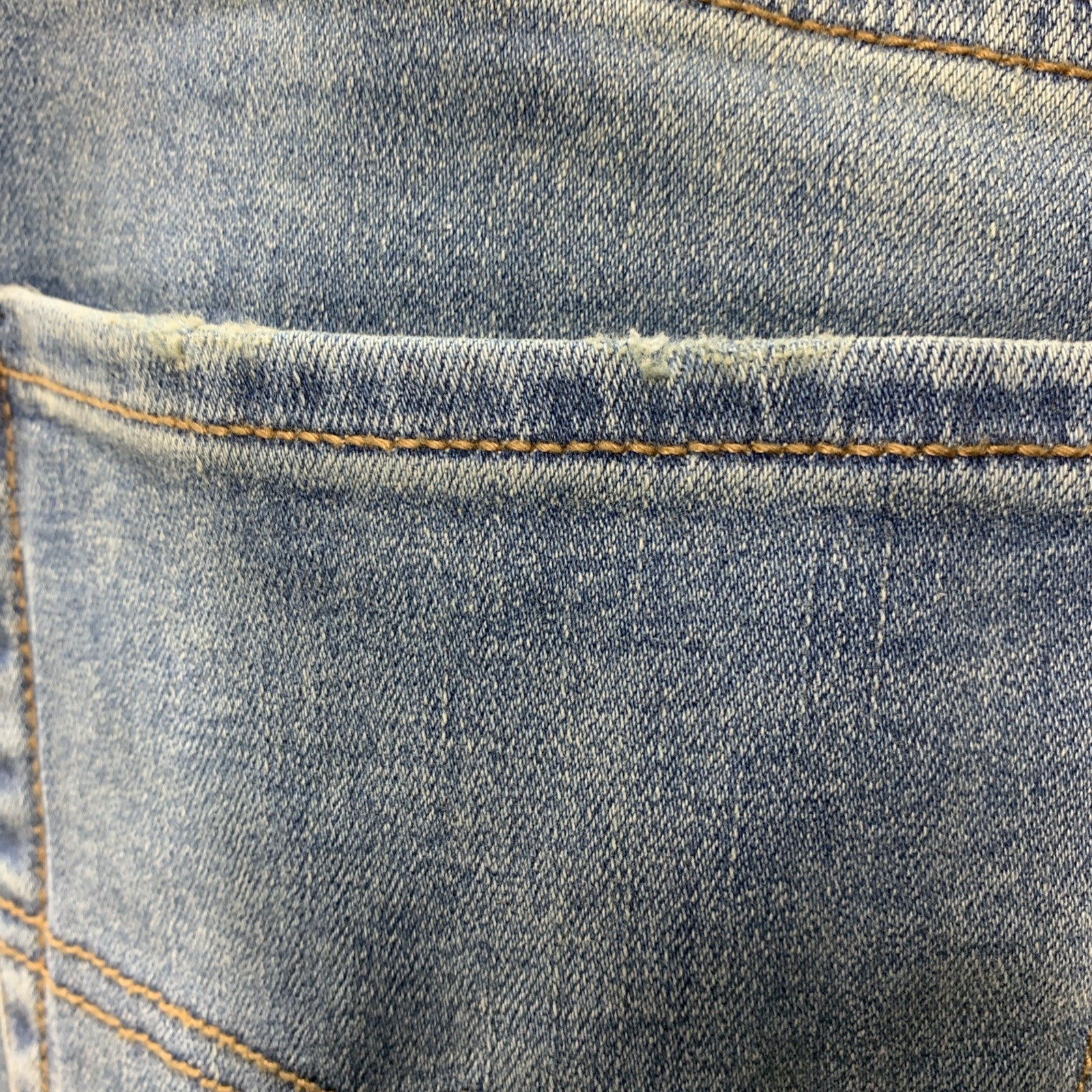 Lucky Brand Mens Classic Distressed Straight Jean Long Pants w/Pocket Size 34x34