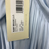 Ramy Brook Dress Satin Tiered Ruffle Baby Blue Nelly Smocked Dress XXS V-Neck