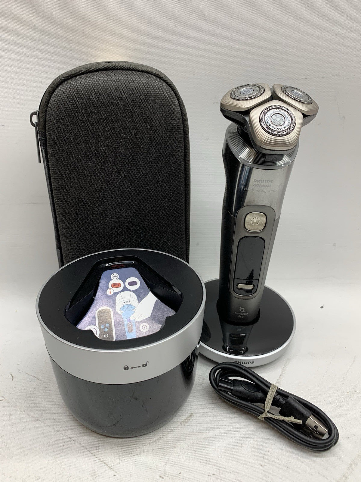 Philips Norelco i9000 Prestige Ultra SenseIQ PRO Electric Men's Face Hair Shaver