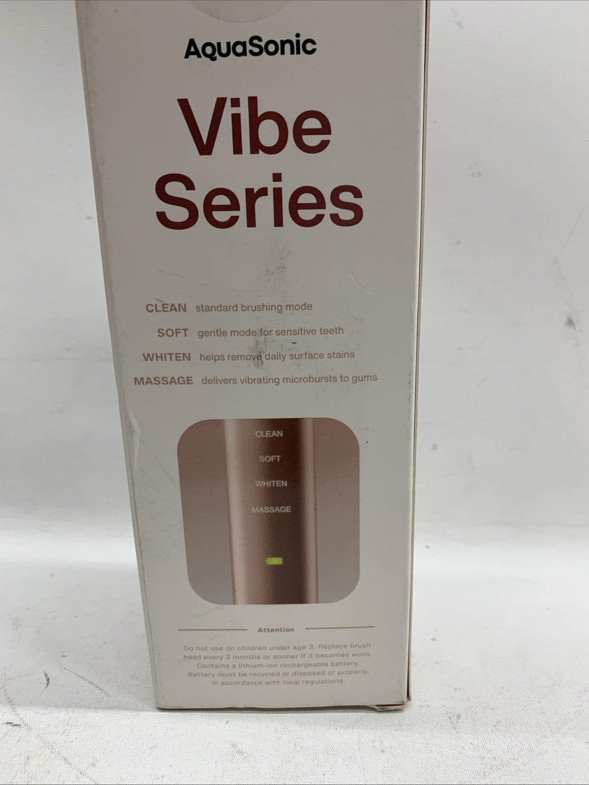 Aquasonic Vibe Series Ultra-Whitening Electric Toothbrush w/Smart Timer 40k VPM