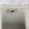 Sam Edelman Averie Square Ruffle Neck Sweater Short Sleeve Classic Size Large