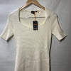 Hugo BOSS Women's Fesco Dress Short Sleeve Sweater Dress Casual Pull-on Size M