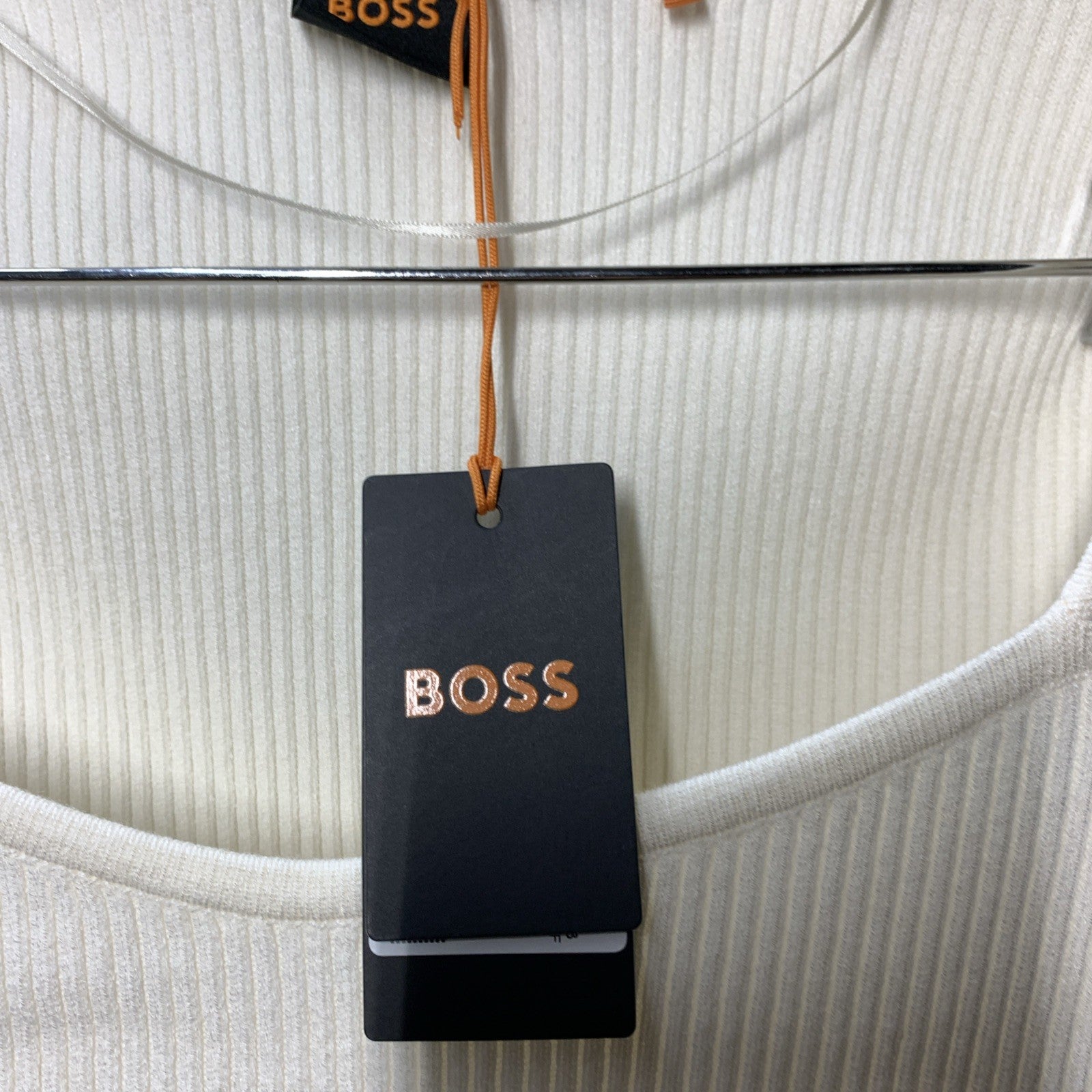 Hugo BOSS Women's Fesco Dress Short Sleeve Sweater Dress Casual Pull-on Size M