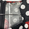 Grace Karin Retro 50s Polka Dots and Roses Pencil Dress Blk /Red/White Medium