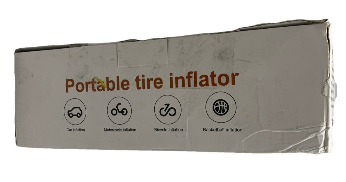 Portable WirelessTire Inflator Air Pump for Car Motorcycle Bicycle Basketball