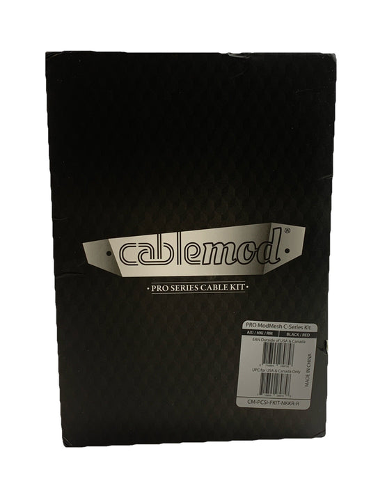 CableMod C-Series PRO ModMesh Cable Kit for Corsair AXi/HXi/RM Black and Red