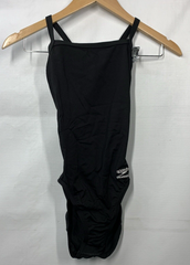Speedo Womens Swimsuit One Piece Endurance+ Flyback Solid Adult Size 28 Swimwear