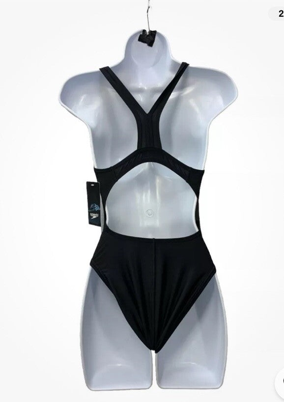 Speedo Women's Swimsuit One Piece Super Pro Solid Adult Suit Black 28 Swimwear