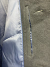 Cole Haan Men's Button Up Wool Plush Car Coat Collared Long Sleeve Size Large