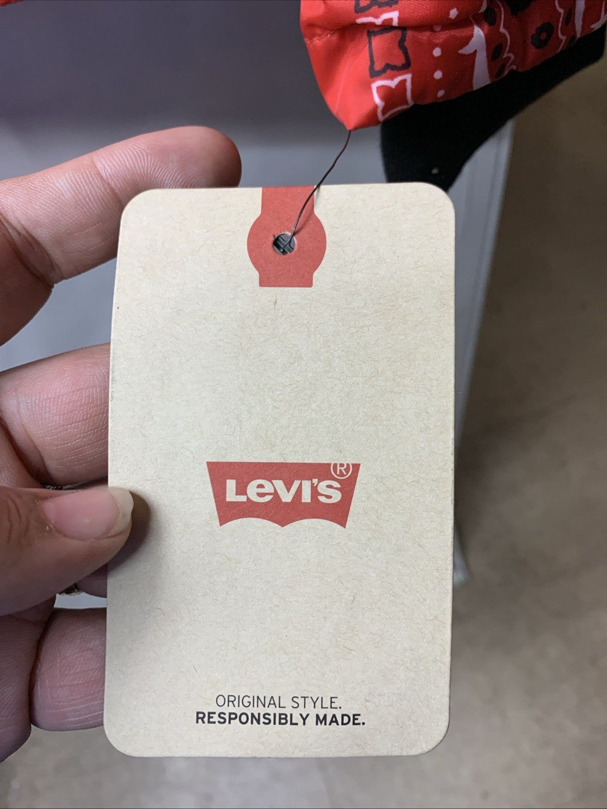 Levi's Mens Heavyweight Puffer Jacket Long Sleeve Full-zip with Hood Size Medium