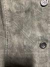 Real Leather Women’s OverCoat Long Sleeve Collared Vintage Style Size Medium