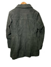 Real Leather Women’s OverCoat Long Sleeve Collared Vintage Style Size Medium