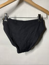 BECCA Womens Standard Modern Edge Hipster Bikini Bottom Cheeky Coverage Black XS