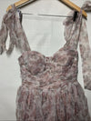 Petal & Pup Women's Floret Midi Dress Floral Flowy Elegant Sleeveless Size Large