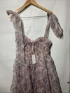 Petal & Pup Women's Floret Midi Dress Floral Flowy Elegant Sleeveless Size Large