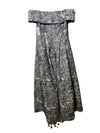Alex Evenings Womens Formal Ballgown Dress Floral Off-shoulder w/Pockets Size 10