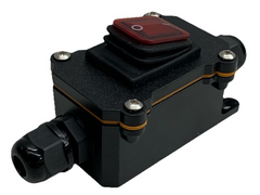 Waterproof Switch For High-power Electrical Appliances Waterproof 25A IP65 Black