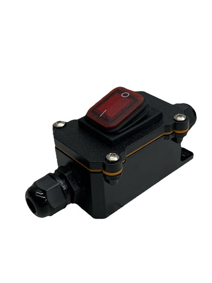 Waterproof Switch For High-power Electrical Appliances Waterproof 25A IP65 Black