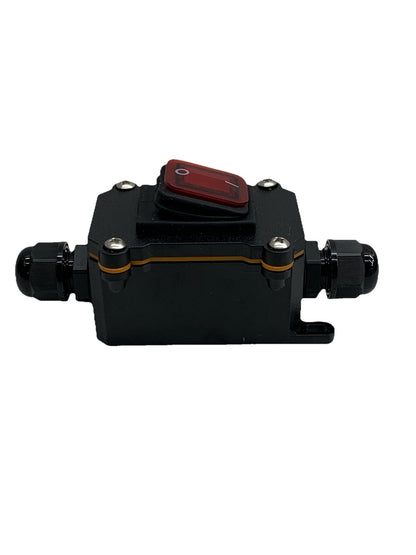 Waterproof Switch For High-power Electrical Appliances Waterproof 25A IP65 Black