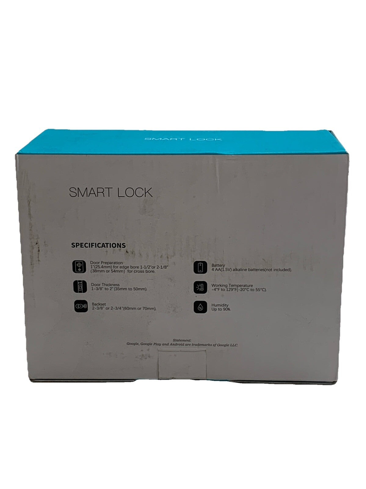 Veise VE07 Fingerprint Smart Lock Keyless Entry Deadbolt Front Door Matte Black