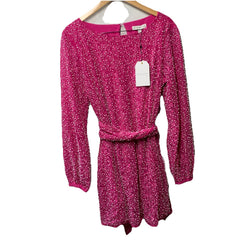 Dress The Population Kirsi Pearl Detail Dress Cocktail Party Long Sleeve Sz XXL