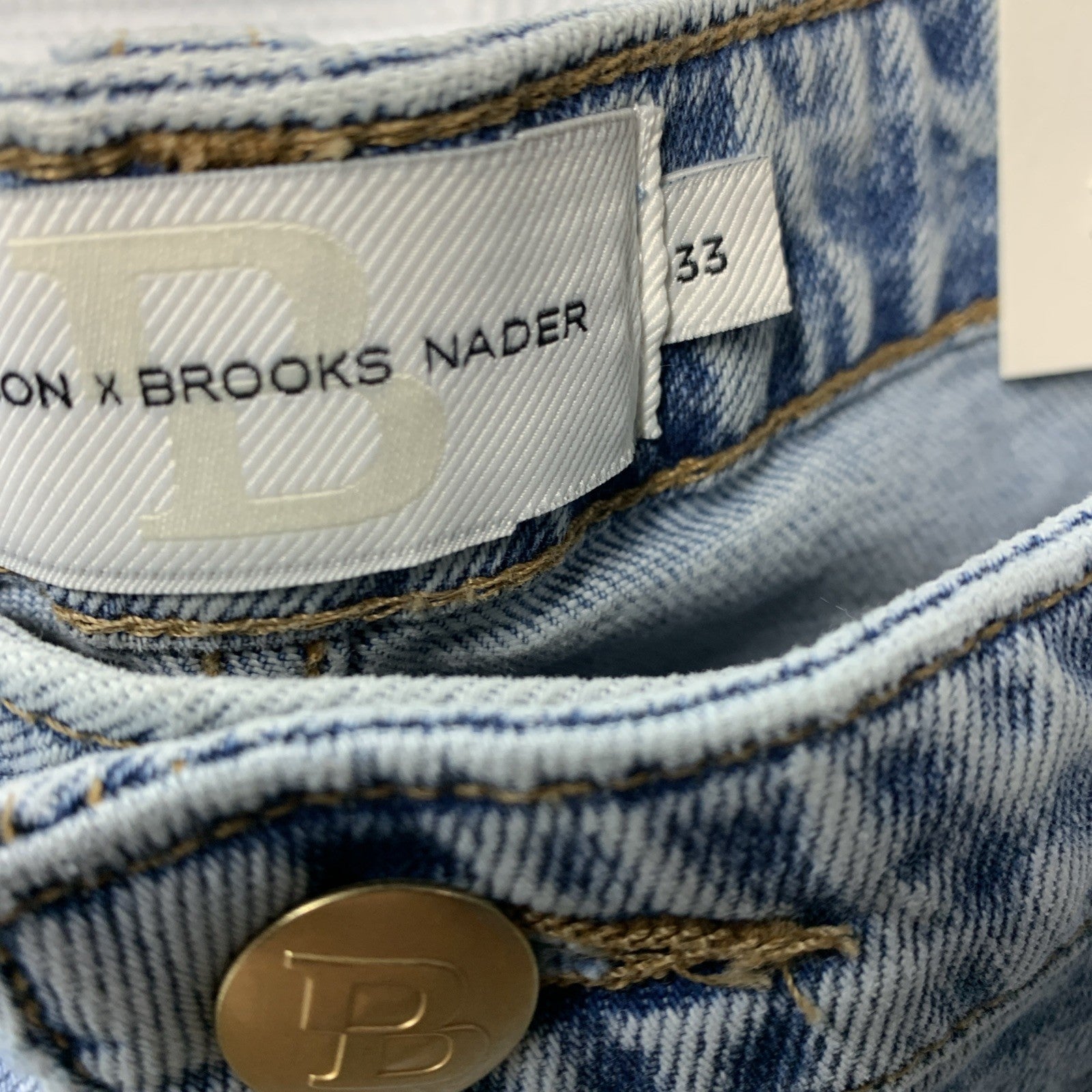 Hudson X Brooks Nader Envie Jeans Women's High Rise Straight Ankle Size 33x28.5