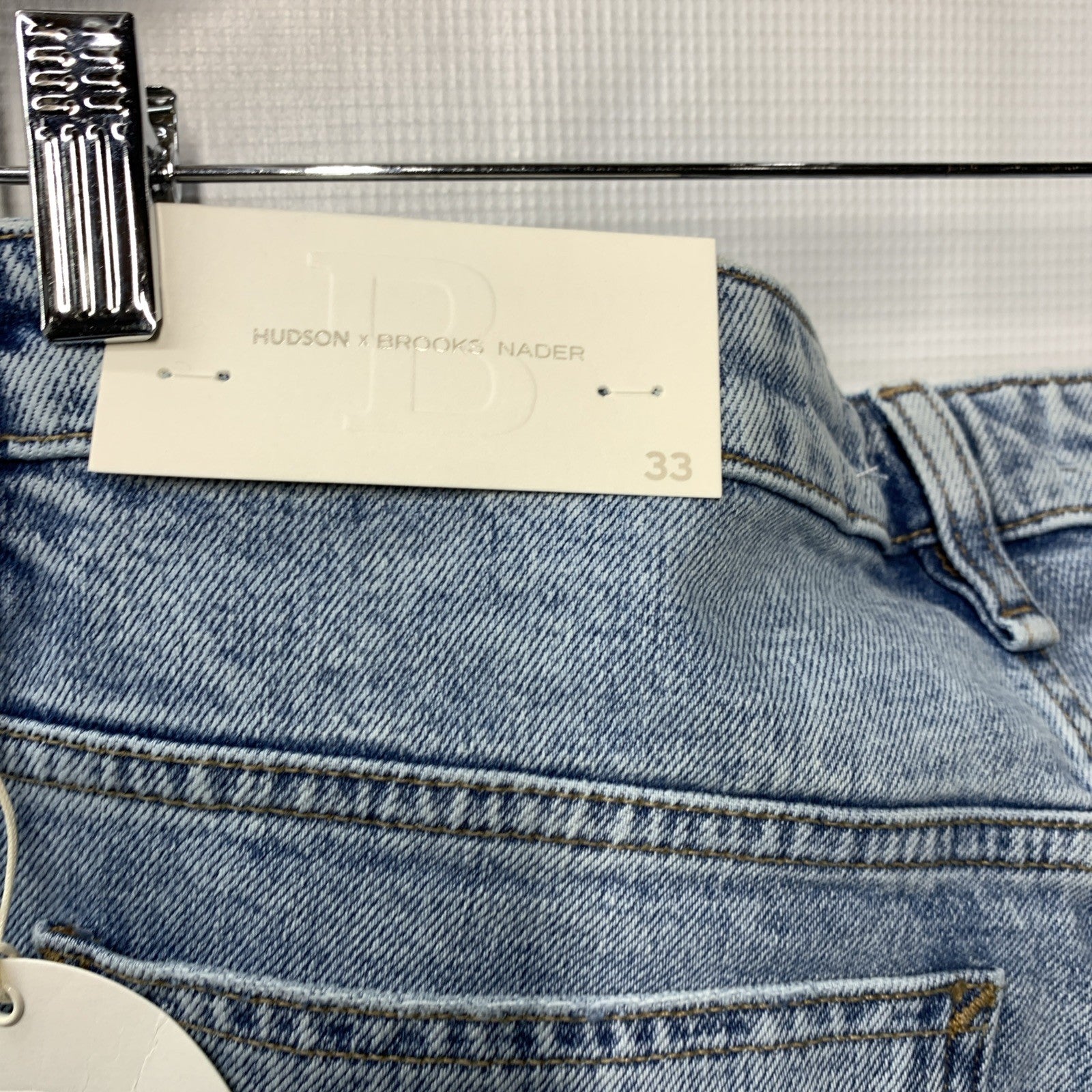 Hudson X Brooks Nader Envie Jeans Women's High Rise Straight Ankle Size 33x28.5