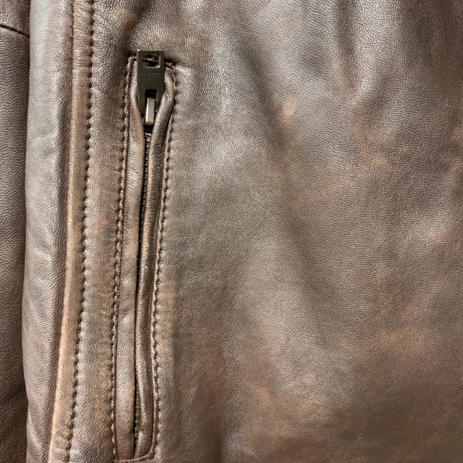 Lucky Brand Women's Jacket Classic Moto Biker Style Long Sleeve w/Pocket Size L