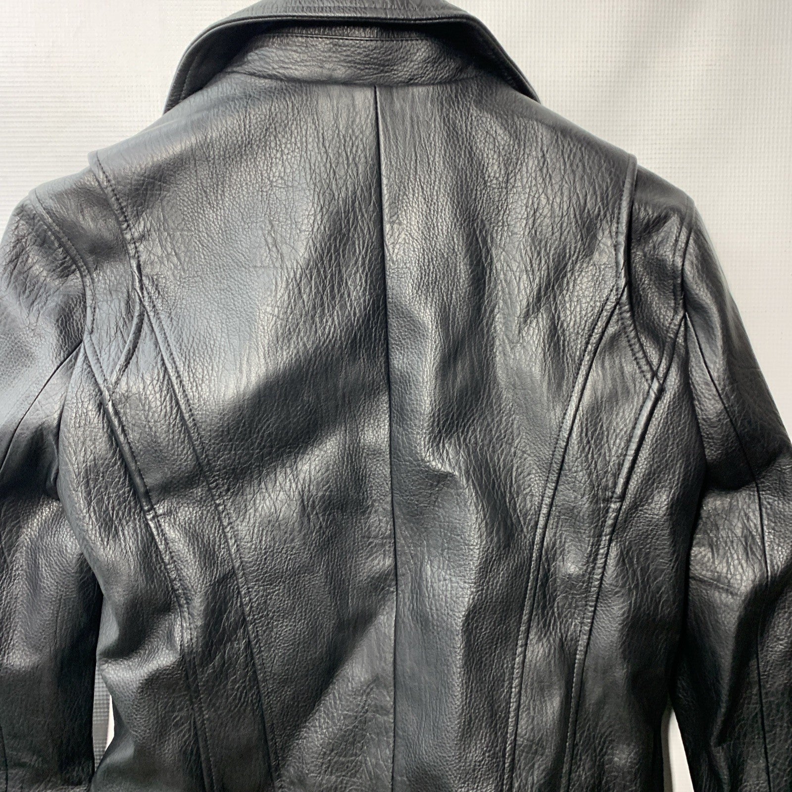 BlankNYC Women's Moto Biker Jacket Long Sleeve Collar with Pockets Size XS Black