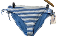 Roxy Women's Pacific Coast Highway Lace Up Hipster Full Bikini Bottom Size XL