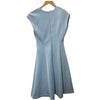 CALVIN KLEIN V-Neck Fit & Flare Midi Dress Cap Sleeve Formal Elegant Size 2