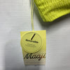 Maaji Reversible Bikini Top Size Medium Swimwear Beach Outdoor Lime Yellow/Flora