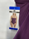 DKNY Women’s One Piece Swimsuit Bathing Suit Swimwear Purple 1943727 Size Large