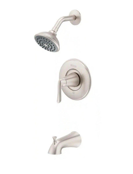Pfister Willa 8P8-WS2-MALSGS Single Control Tub & Shower Trim Kit Brushed Nickel