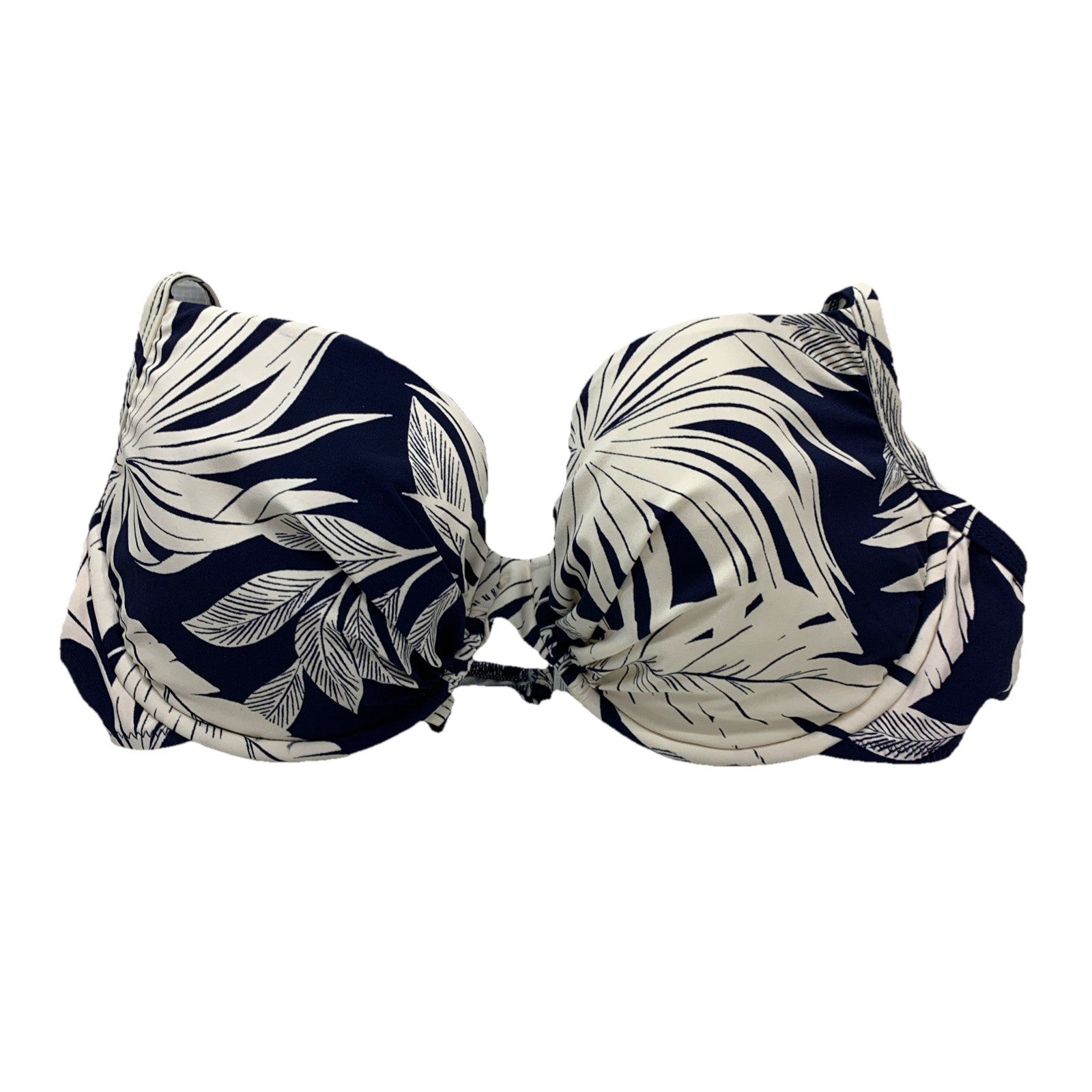 Profile by Gottex Malaya Tropical Leaf Print Swim Bikini Bathing Top Size 36D