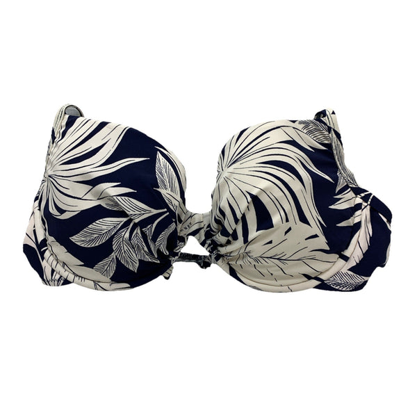Profile by Gottex Malaya Tropical Leaf Print Swim Bikini Bathing Top Size 36D