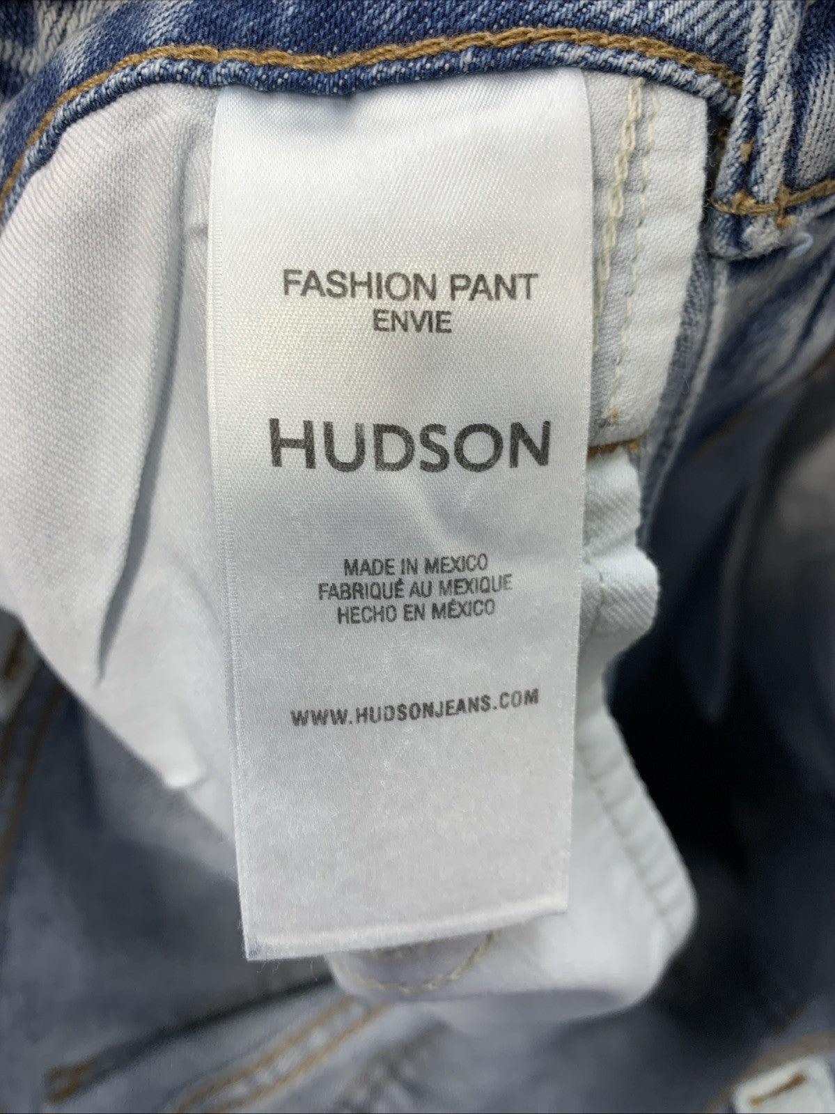 Hudson Jeans Breaux High-Rise Envie Straight Ankle Long Pants w/Pockets Size 25