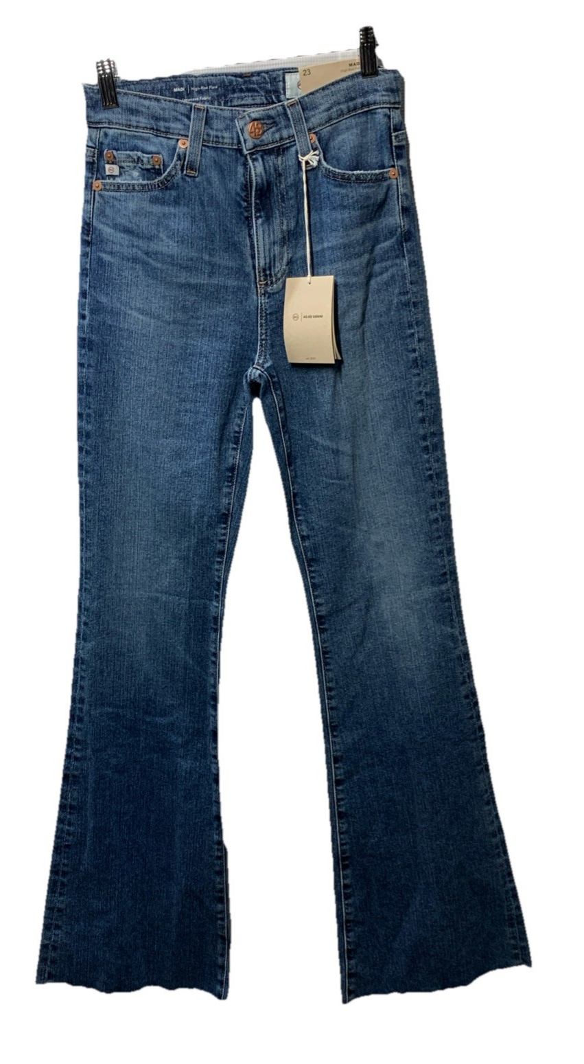 AG -ED Denim Long Jeans Women's Madi High Rise Flare Vintage Inspired Size 23