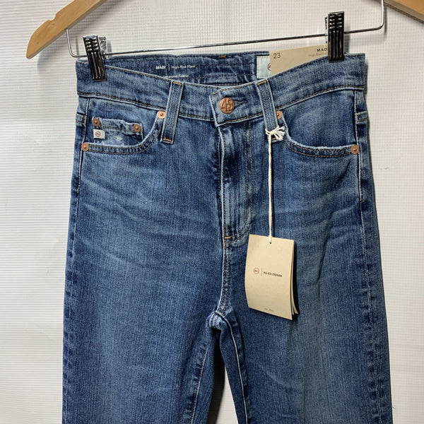 AG -ED Denim Long Jeans Women's Madi High Rise Flare Vintage Inspired Size 23