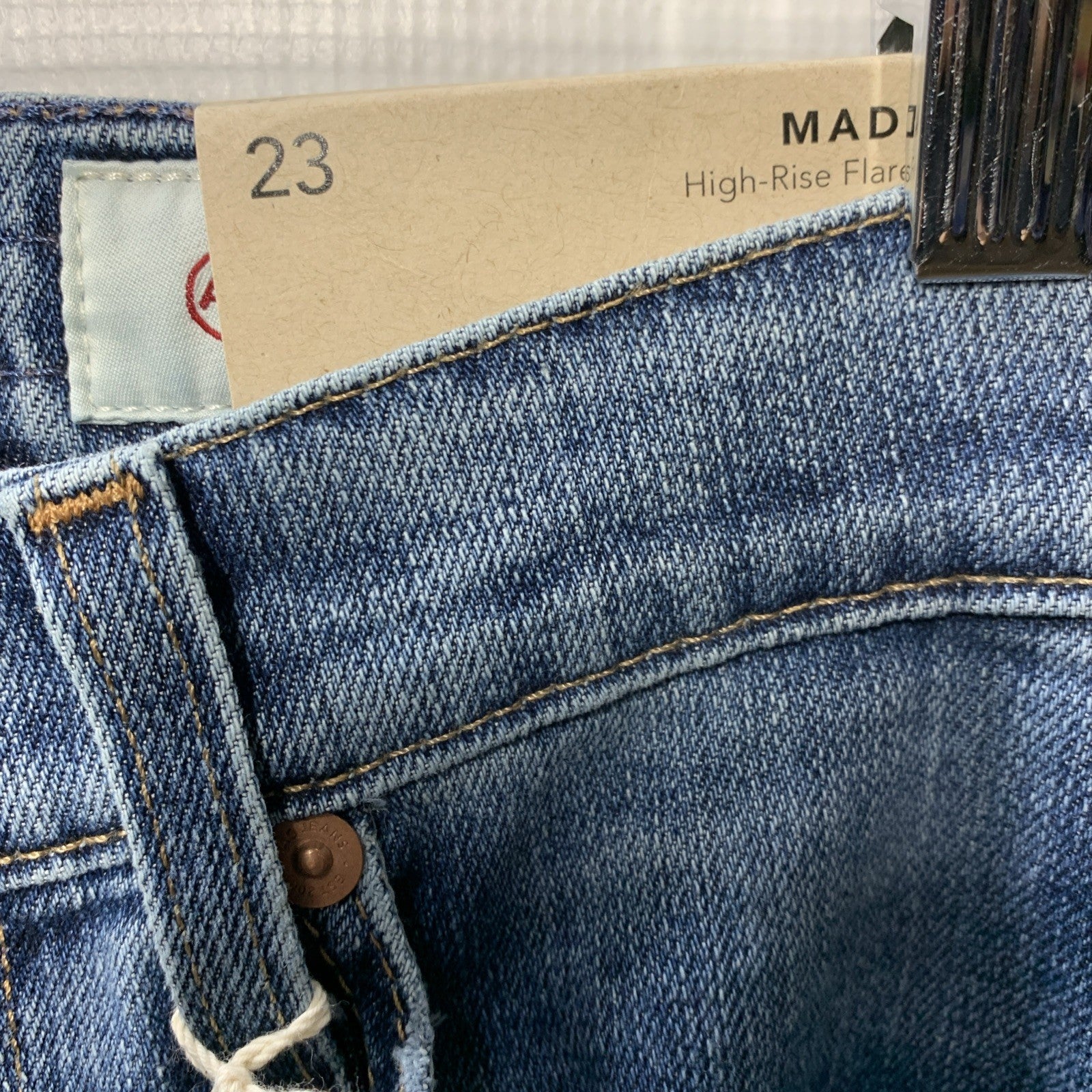 AG -ED Denim Long Jeans Women's Madi High Rise Flare Vintage Inspired Size 23
