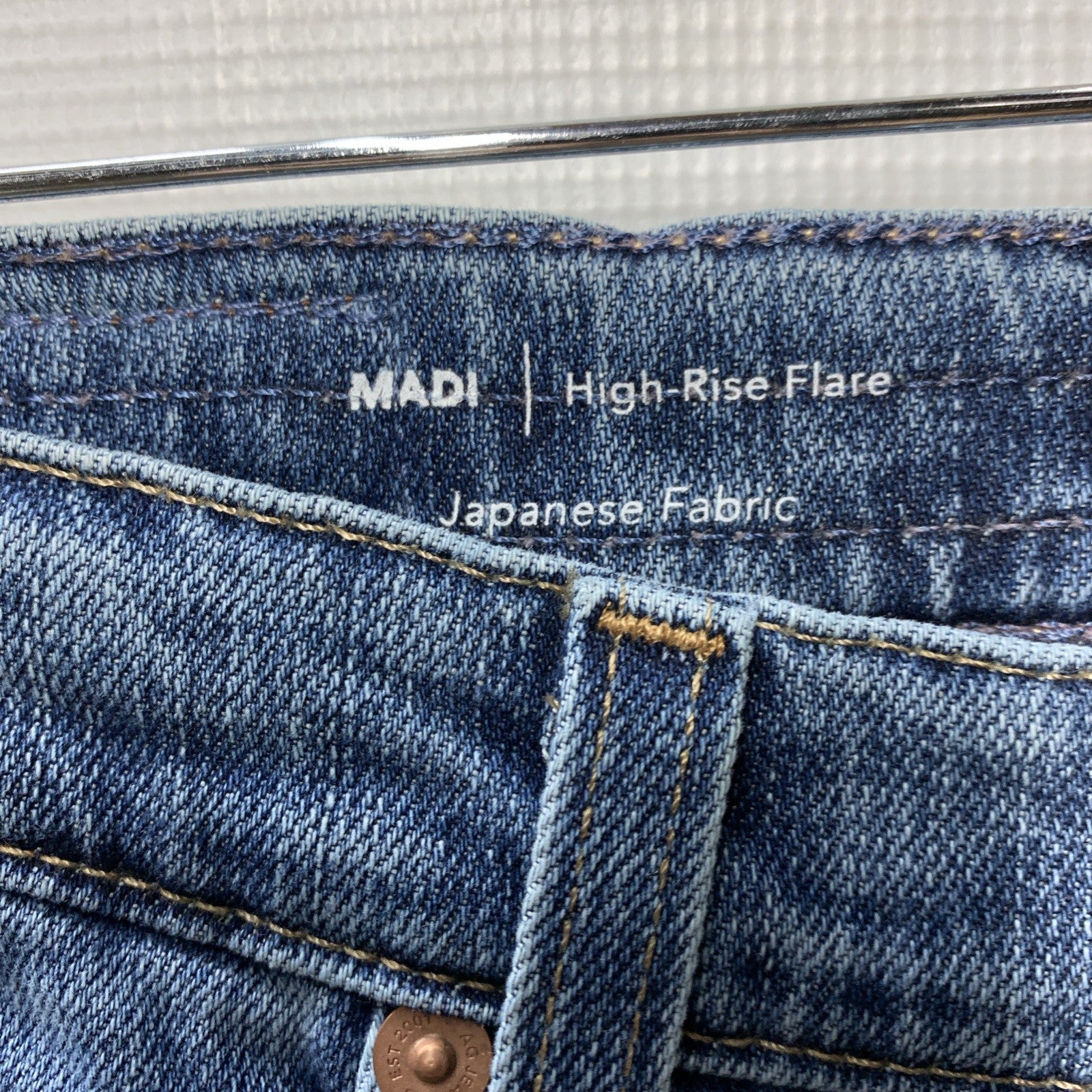 AG -ED Denim Long Jeans Women's Madi High Rise Flare Vintage Inspired Size 23