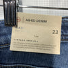 AG -ED Denim Long Jeans Women's Madi High Rise Flare Vintage Inspired Size 23