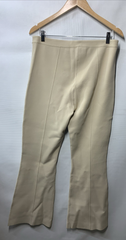 Theory Women's Flare Long Dress Pant Compact Crepe Formal Business Classic Sz L