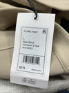 Theory Women's Flare Long Dress Pant Compact Crepe Formal Business Classic Sz L