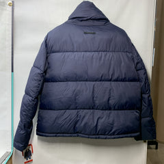 Hudson 1896893 Women's Short Puffer Jacket Long Sleeve Full-zip Size M Navy
