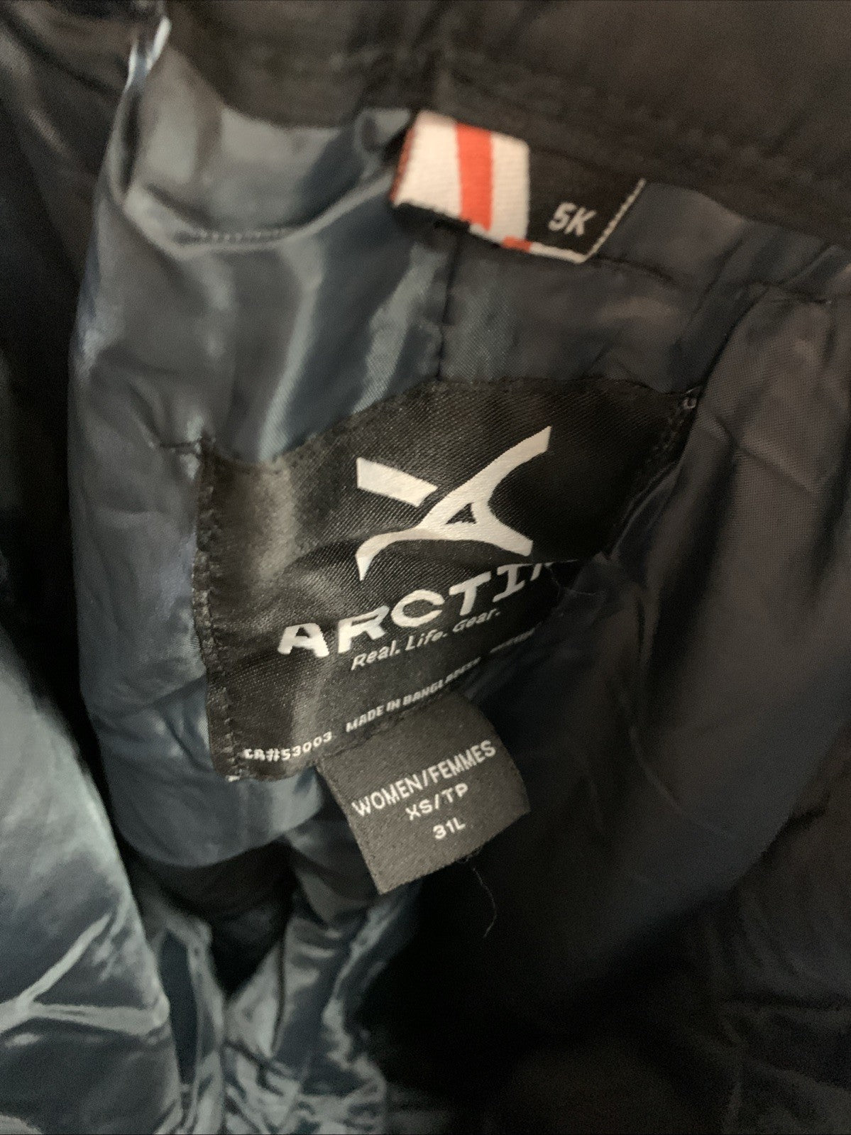 Arctix 1830-00-XS Women's Ski Snowboard Cargo Pants Size XS 31