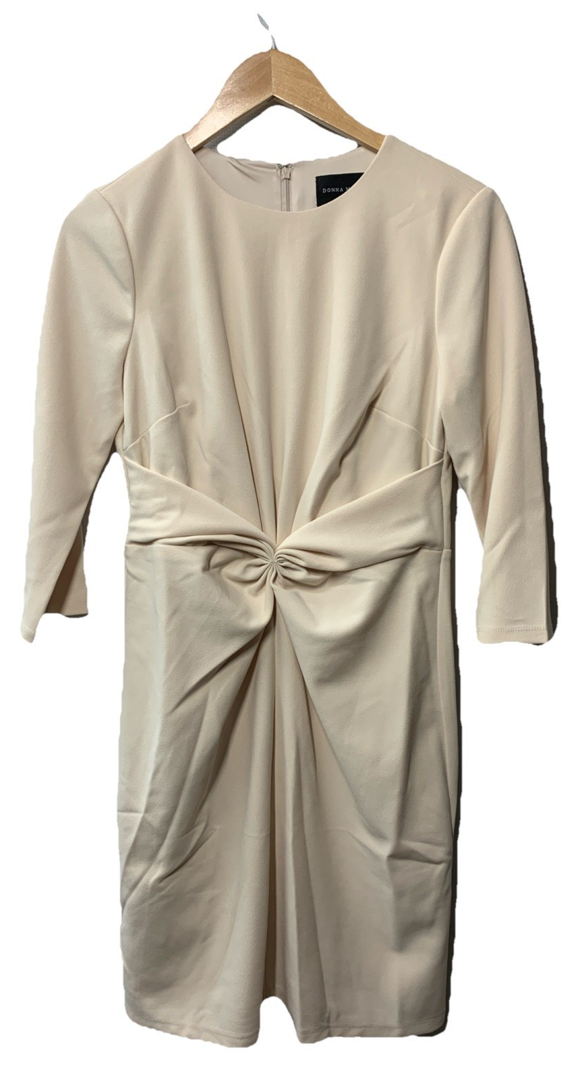 Donna Morgan D9263M Women's Sleek and Simple 3/4 Sleeve Shift Work Dress Size 6