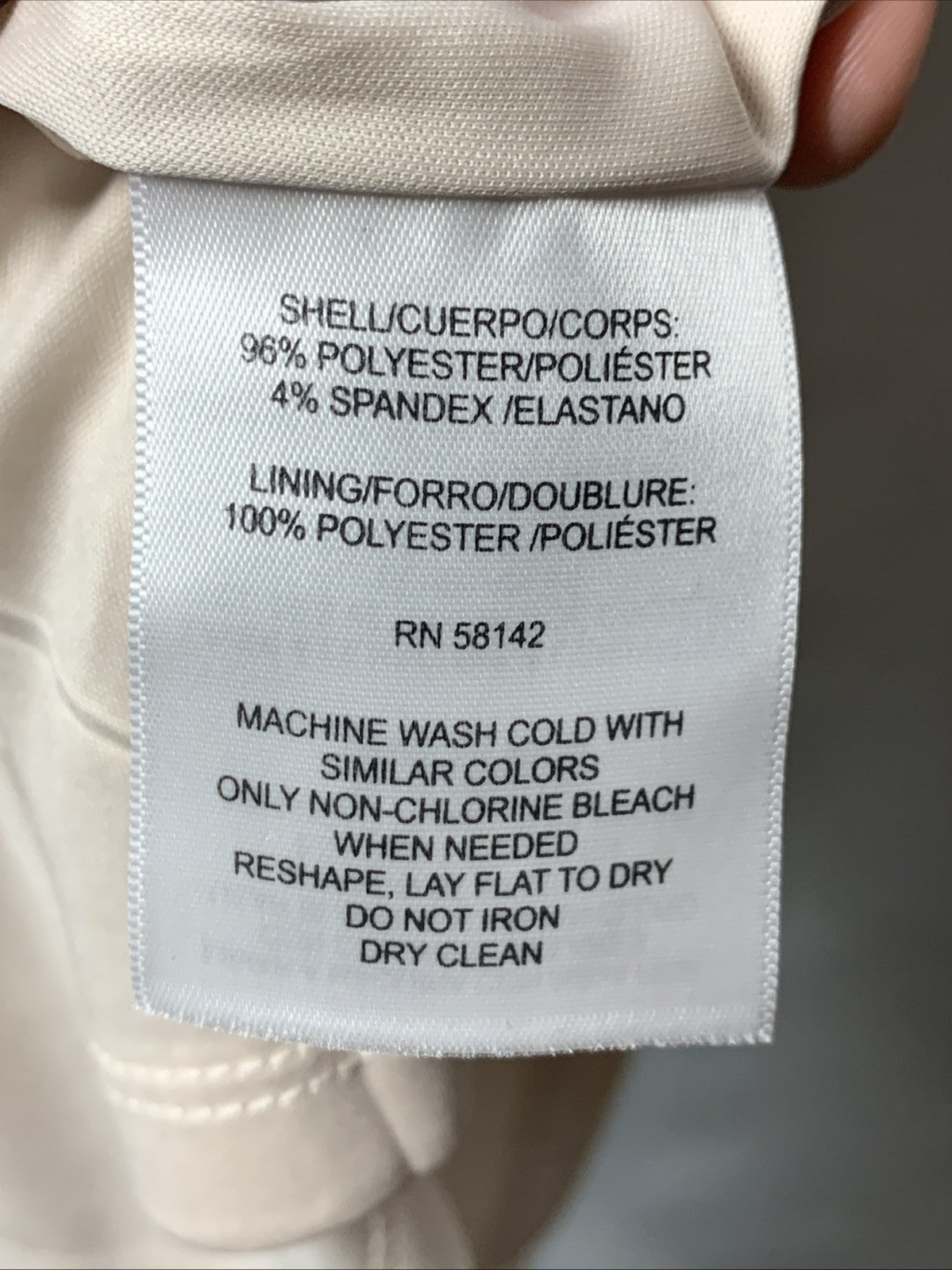 Donna Morgan D9263M Women's Sleek and Simple 3/4 Sleeve Shift Work Dress Size 6
