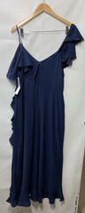 London Times T4150M Women's Ruffle Dress Party Cocktail Elegant Evening Size 10